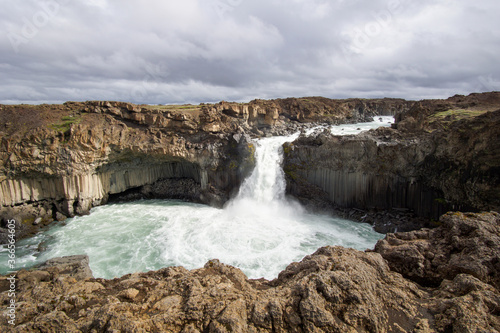 Aldeyjarfoss - secluded waterfall in Iceland