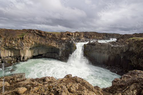Aldeyjarfoss - secluded waterfall in Iceland