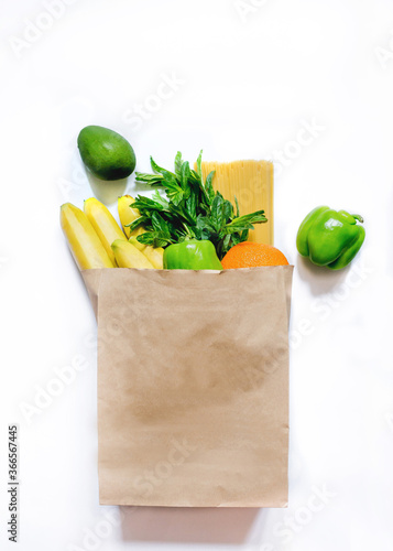 various kinds of food including fruits and vegetables