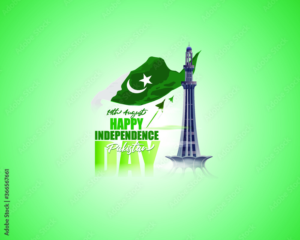 vector illustration for Pakistan independence day-14th August, greeting, banner, flyer, stickers for promotional advertisement vector illustration for Pakistan independence day-14th August, greeting, banner, flyer, stickers for promotional advertisement