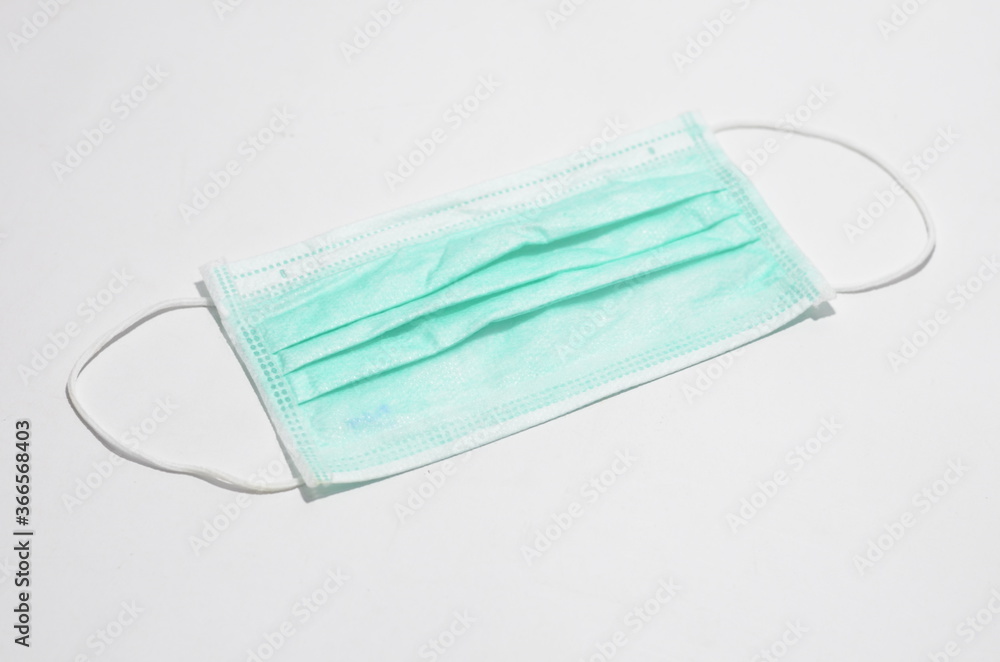 Medical face mask isolated on white background Medical face mask isolated on white background