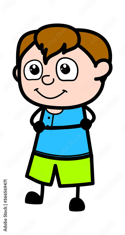Folded Arms Teen Boy cartoon Folded Arms Teen Boy cartoon
