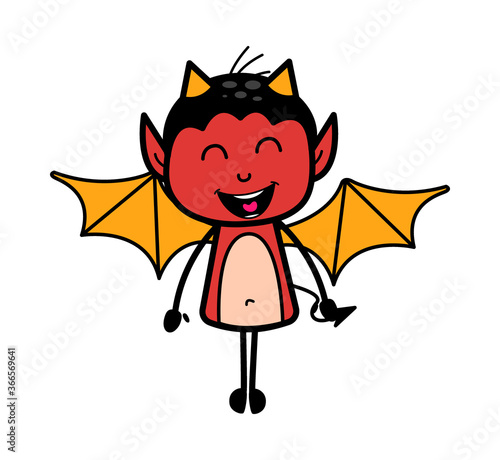 Adorable Devil cartoon