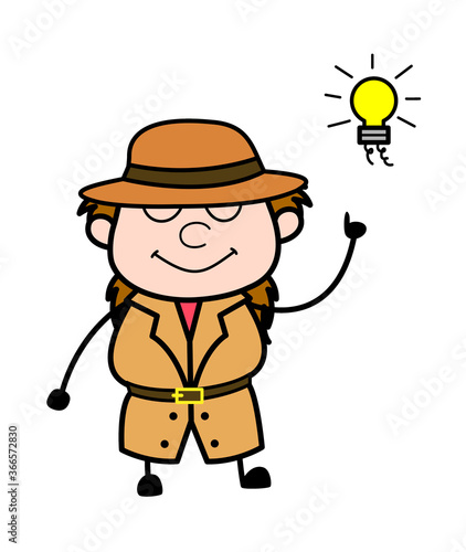 Cartoon Investigator Got an idea