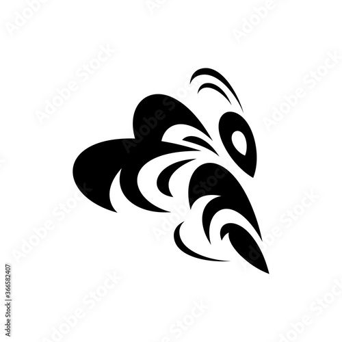 Bee logo. Icon design. Template elements