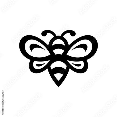 Bee logo. Icon design. Template elements