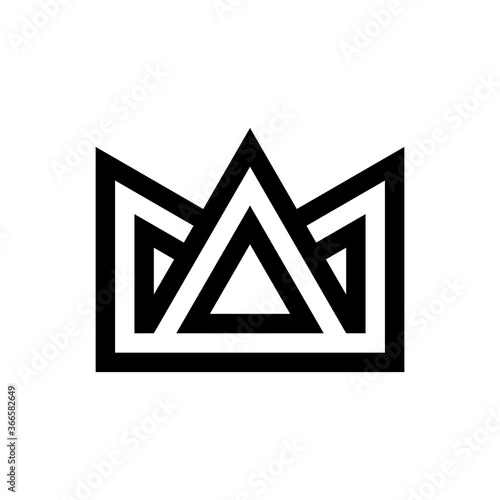 Crown Logo. Icon design. Template elements