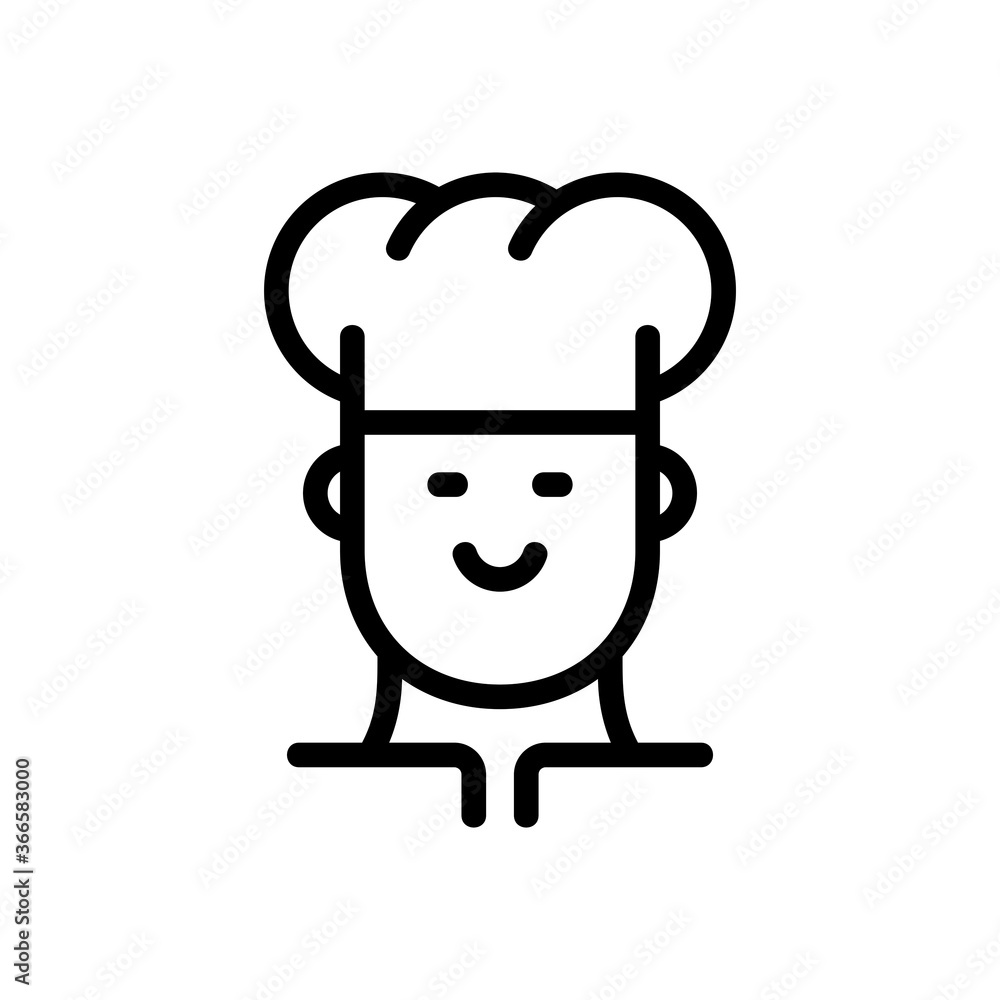 Chef Logo. Icon design. Template elements