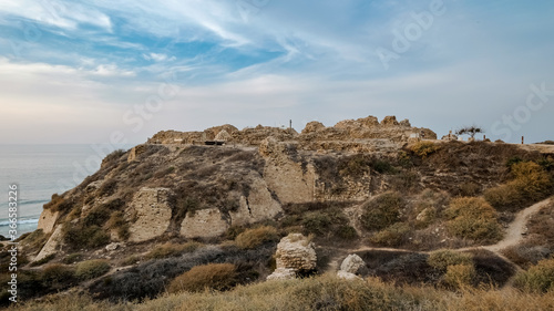 Fortress on the Mediterranean coast