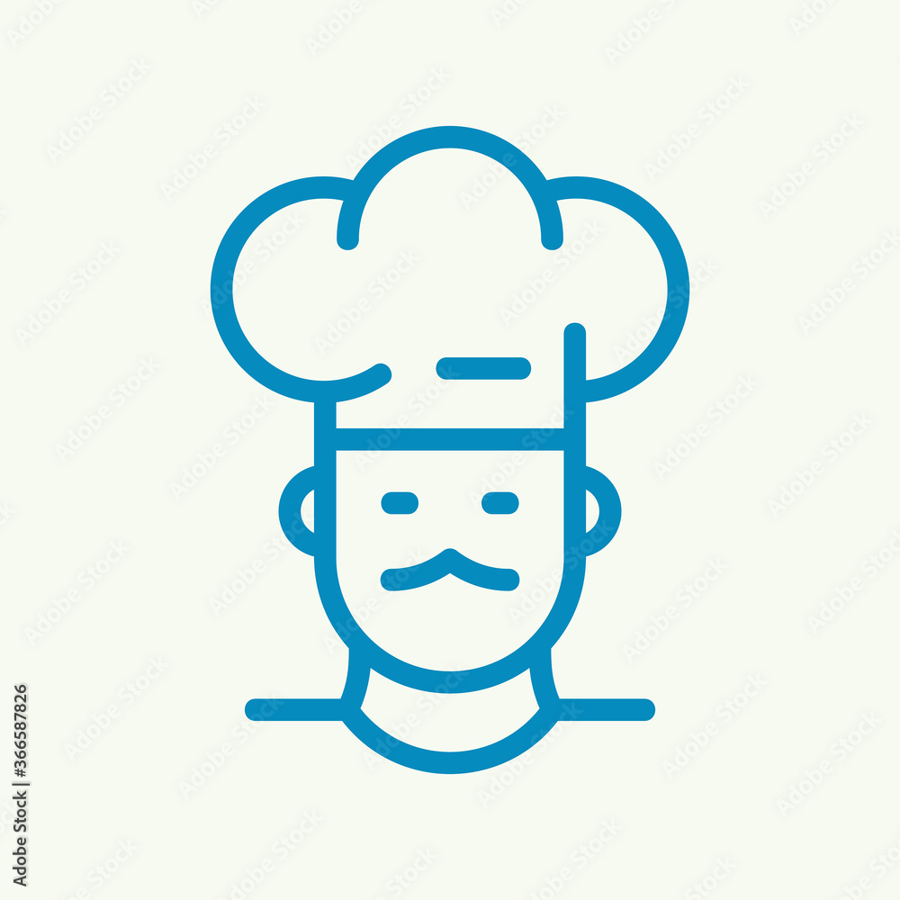 Chef Logo. Icon design. Template elements Chef Logo. Icon design. Template elements