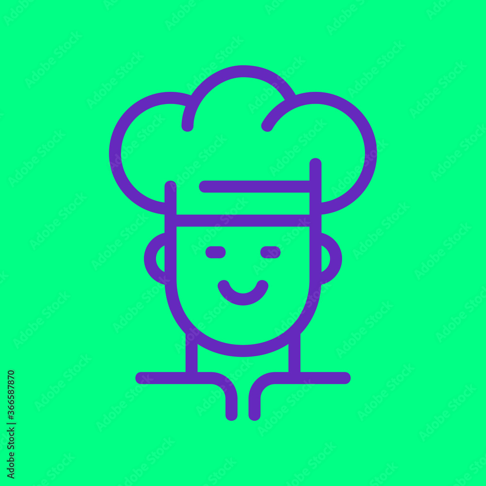 Chef Logo. Icon design. Template elements Chef Logo. Icon design. Template elements