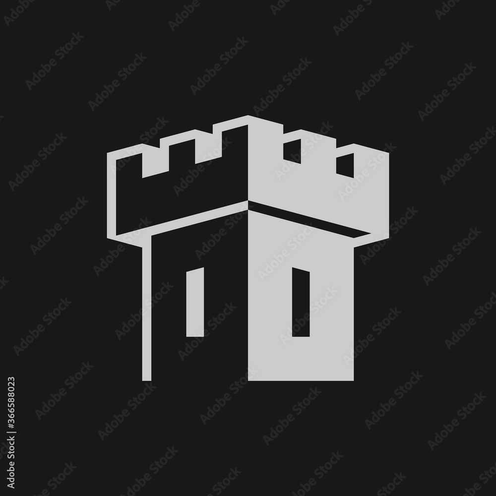Castle Logo. Icon design. Template elements Castle Logo. Icon design. Template elements