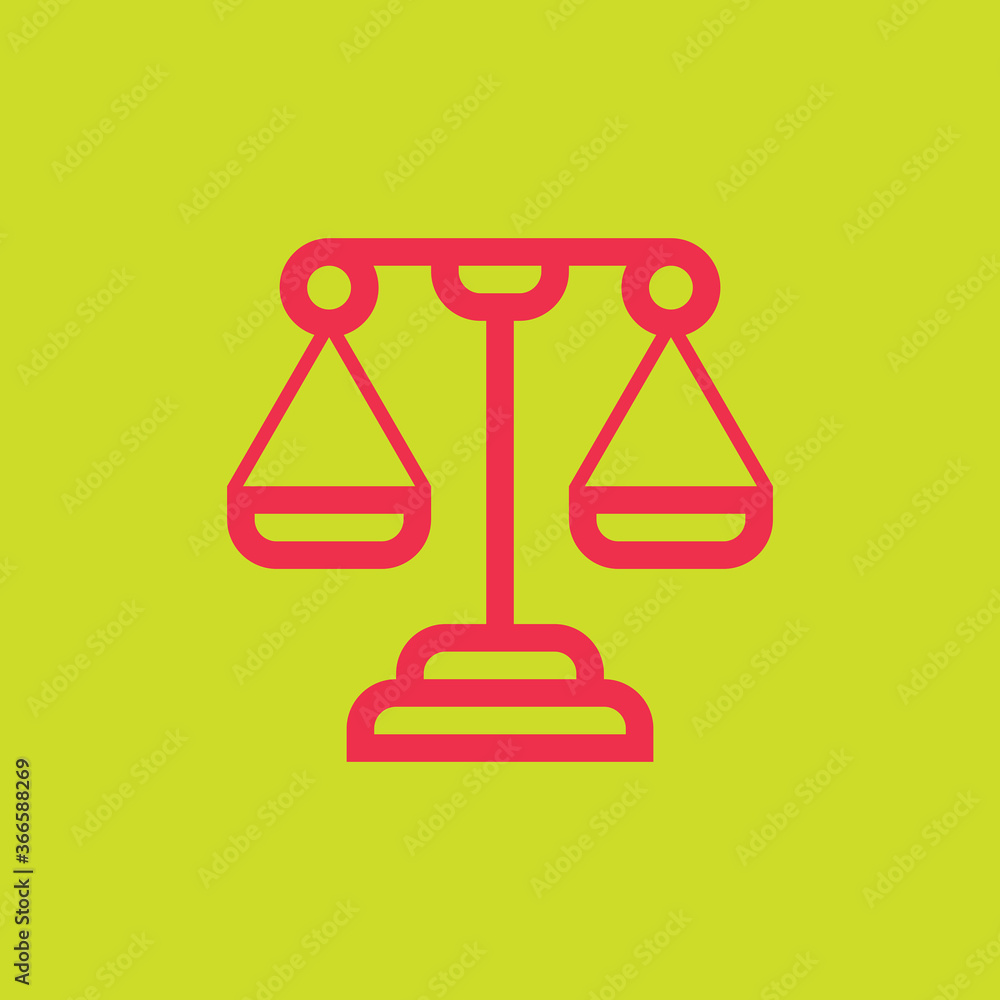 Justice law logo. Icon design. Template elements Justice law logo. Icon design. Template elements