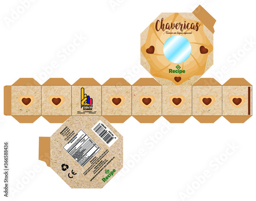 TROQUEL ECODISEÑO ENVASE PARA GALLETAS