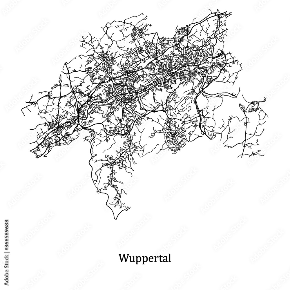 Naklejka premium Wuppertal