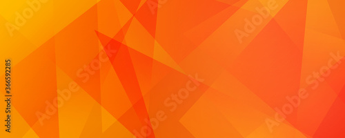 Abstract orange yellow gradient geometric shape background with dynamic triangle modern corporate concept for wide banner