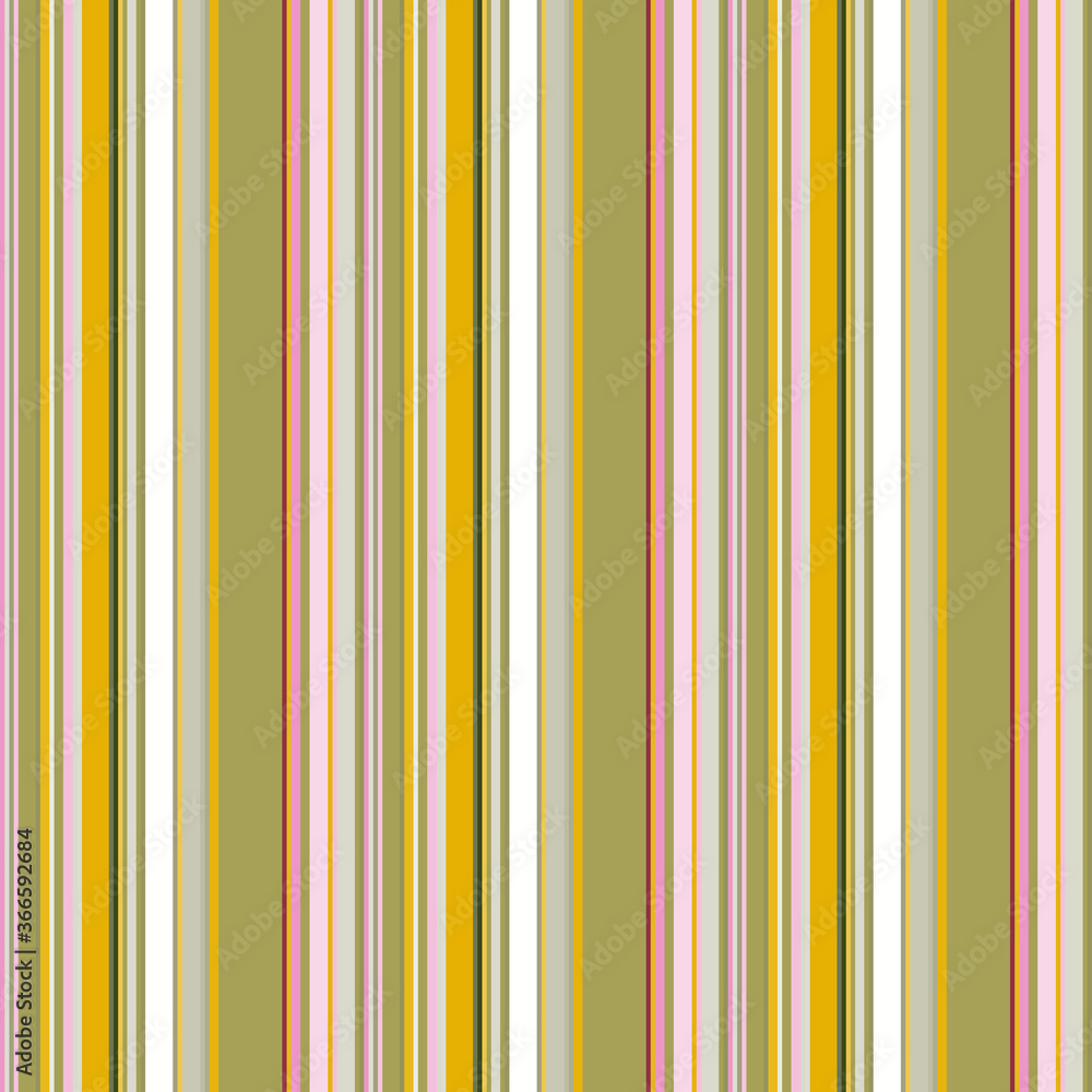 Seamless pattern, vertical stripes in yellow-green and pink colors. Great for decorating fabrics, textiles, gift wrapping design, any printed materials, advertising, or other design. Seamless pattern, vertical stripes in yellow-green and pink colors. Great for decorating fabrics, textiles, gift wrapping design, any printed materials, advertising, or other design.