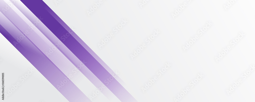 Obraz premium Vector abstract purple white banner background