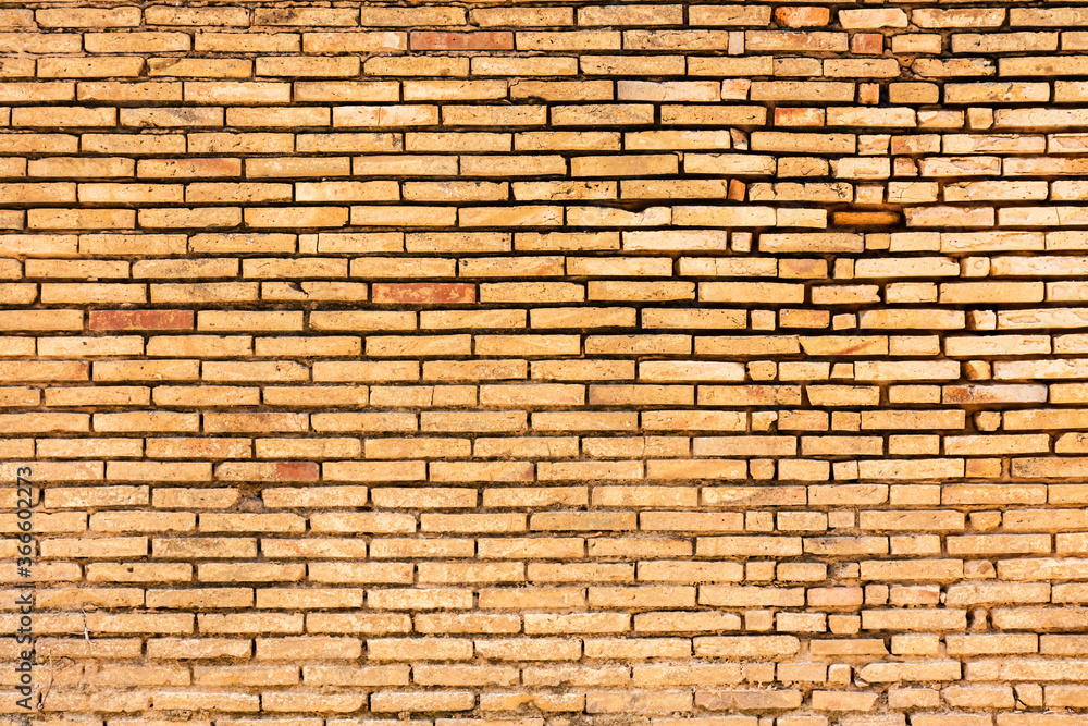 Obraz premium Wall of yellow bricks