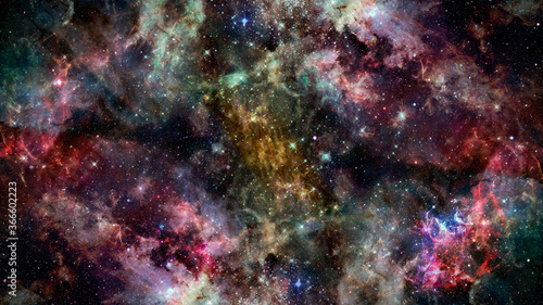 Space many light years far away. Elements of this image furnished by NASA
