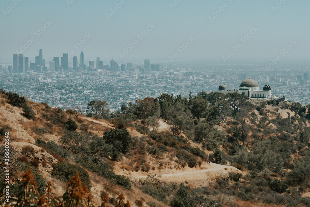 Los Angeles View and Griffith Observatory