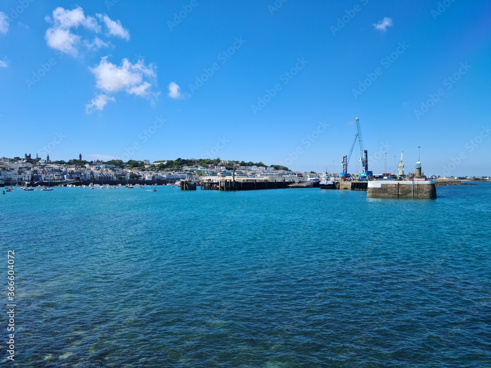 St Peter Port Harbour, Guernsey Channel Islands
