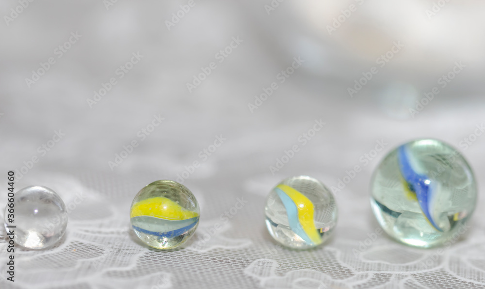 Fototapeta premium Glass ball on the table