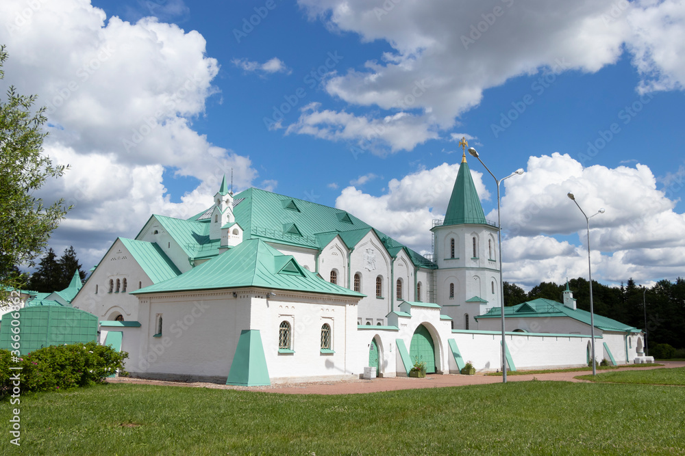 Russia, St. Petersburg, July 10, 2020, Aleksandrovsky Park. In the photo, the War Chamber, a museum for storing war trophies and historical documents Russia, St. Petersburg, July 10, 2020, Aleksandrovsky Park. In the photo, the War Chamber, a museum for storing war trophies and historical documents