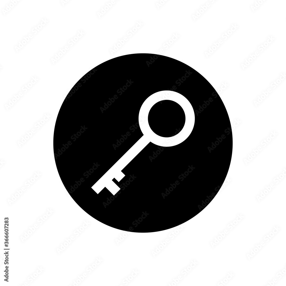 Key icon illustration isolated vector sign symbol Key icon illustration isolated vector sign symbol
