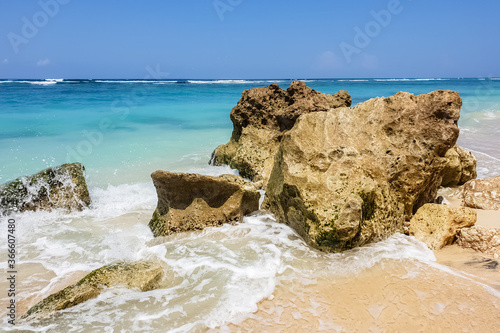 View on Karma beach on Bali  Indonesia