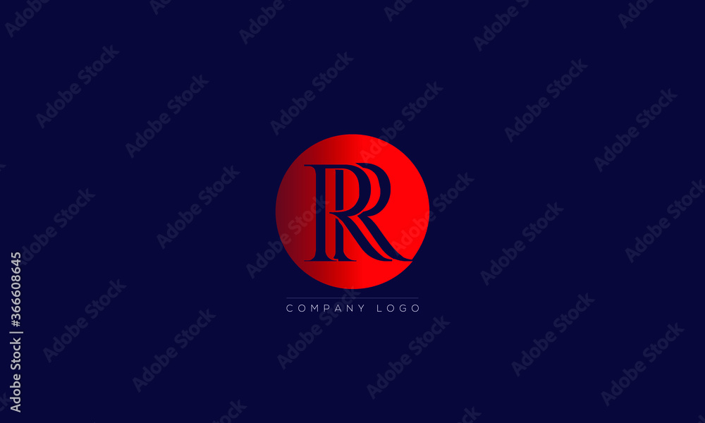 RR, R Logo Initial letter Design Template Vector RR, R Logo Initial letter Design Template Vector