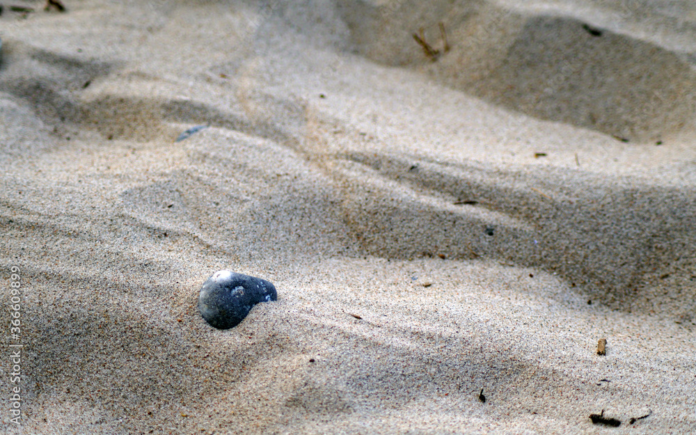Nahaufnahme vom Sand am Stand von Warnemünde Nahaufnahme vom Sand am Stand von Warnemünde
