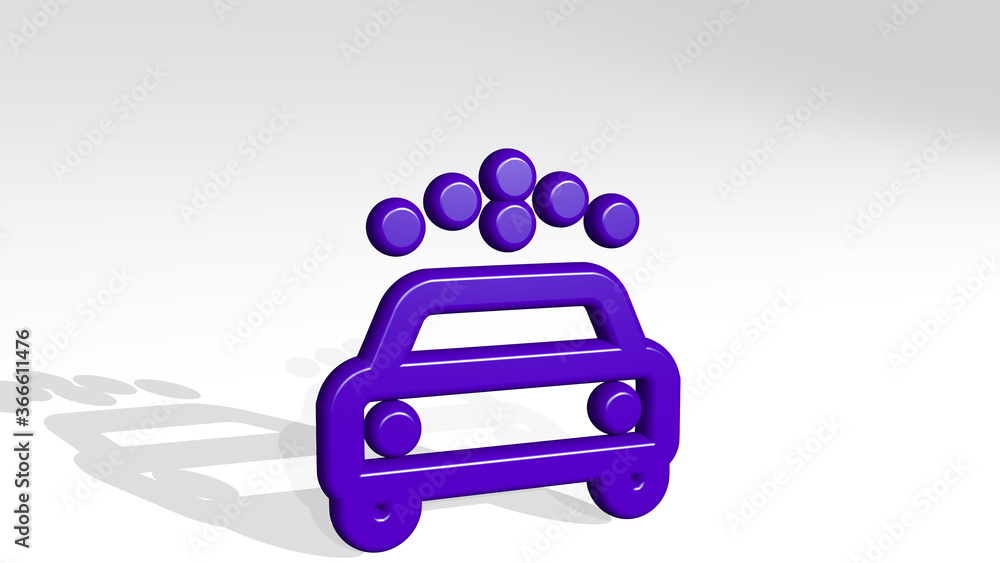 car repair wash made by 3D illustration of a shiny metallic sculpture with the shadow on light background. auto and automobile car repair wash made by 3D illustration of a shiny metallic sculpture with the shadow on light background. auto and automobile