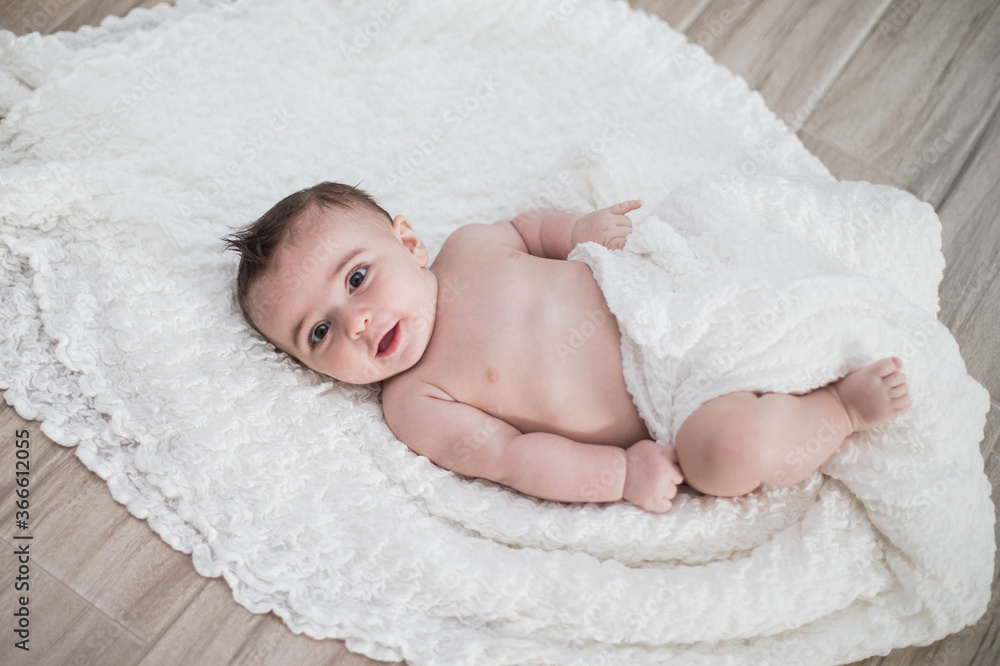Baby Playing on the floor Baby Playing on the floor