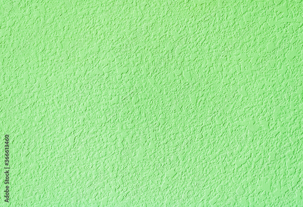 Fototapeta premium Pure green color wall texture background