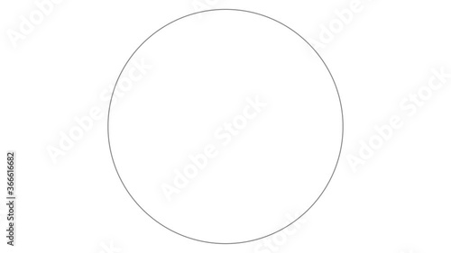 compasses draw a circle on a piece of paper