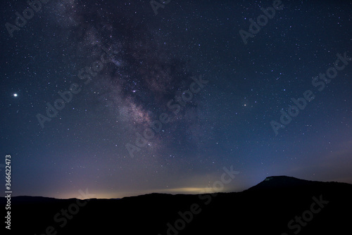 Astro milky way view from Bulgaria