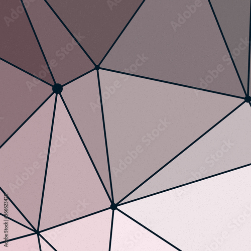 Blush color Abstract color Low-Polygones Generative Art background illustration