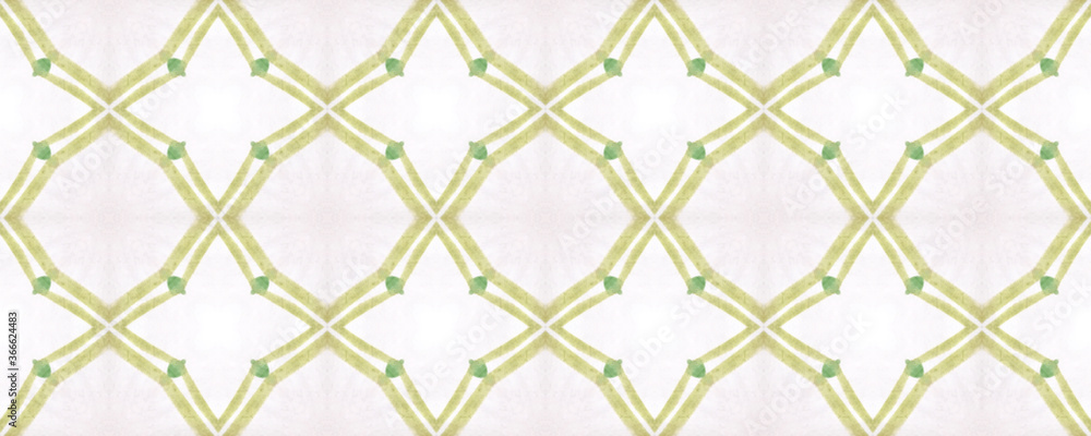 Naklejka premium Portuguese Decorative Tiles. Ikat Ornate Wall.