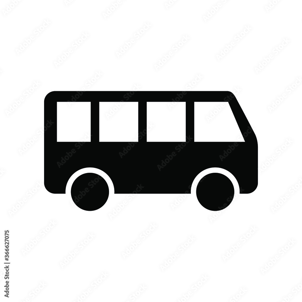 bus icon vector bus icon vector