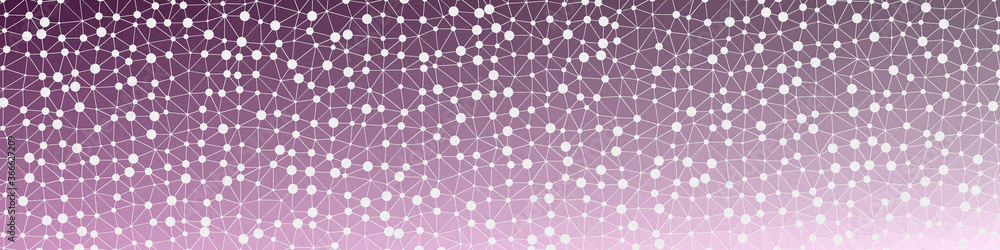 Obraz premium Fuchsia color Abstract color Low-Polygones Generative Art background illustration
