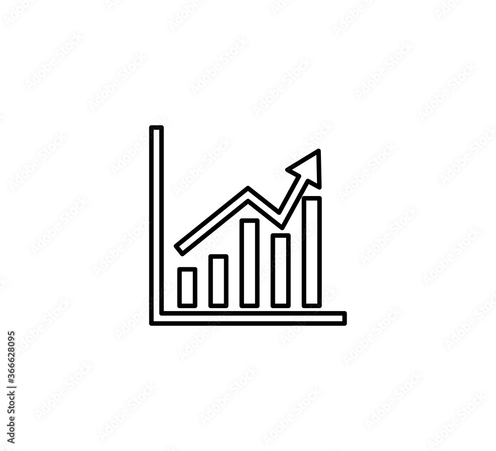 diagram icon vector logo design template diagram icon vector logo design template