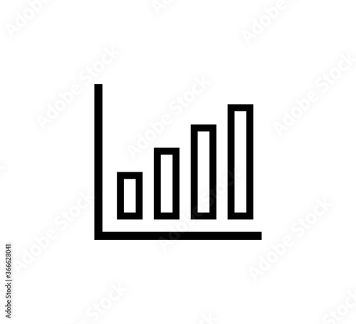 diagram icon vector logo design template