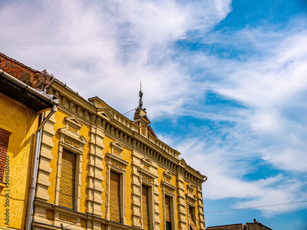 Historic architecture in Papa, Hungary