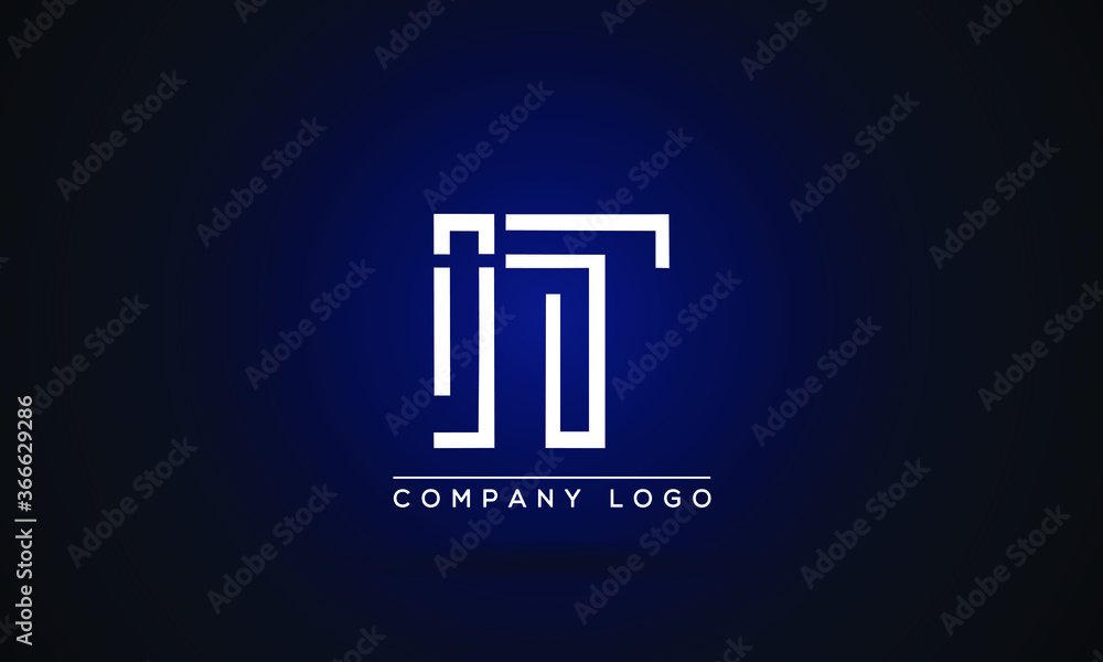 IT or TI Logo Initial letter Design Template Vector IT or TI Logo Initial letter Design Template Vector