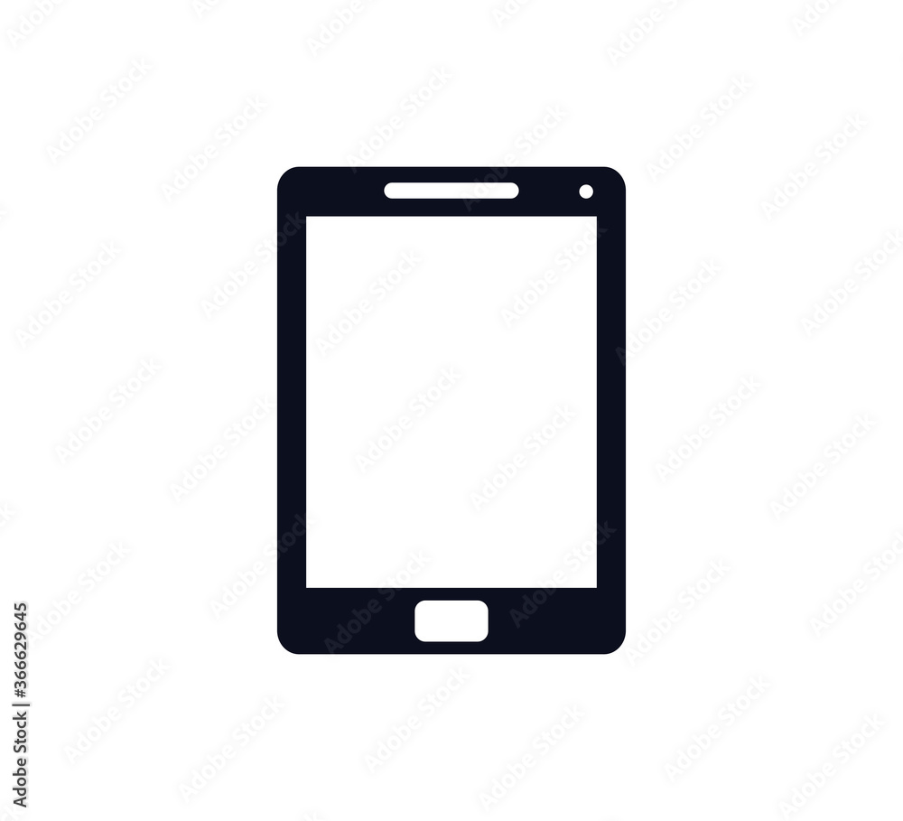 Hand phone icon vector logo design template Hand phone icon vector logo design template