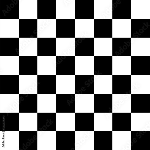 black and white chess board