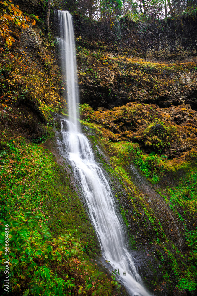 Winter Falls, Silver Falls State Park, Oregon Winter Falls, Silver Falls State Park, Oregon