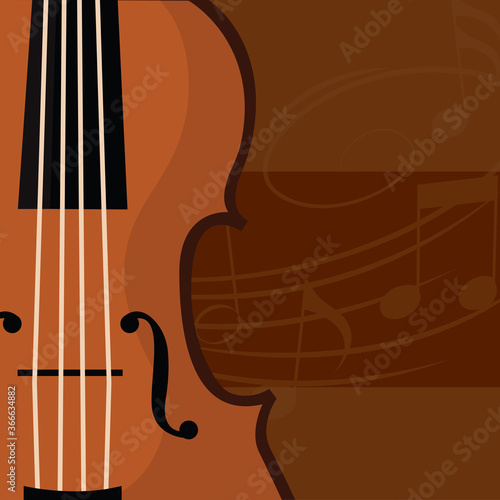 Classic violin image