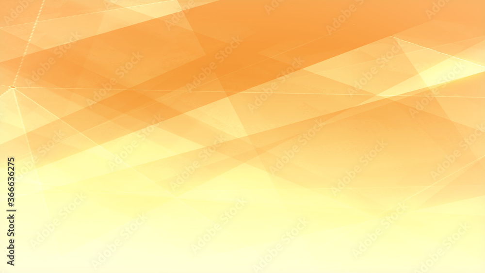 Abstract golden brown gradient polygon triangle pattern background and Textures. 3d render illustration.